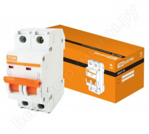 Авт.выкл.2п 40А  TDM ВА47-29 х-ка С 4,5кА | 6 в упак.