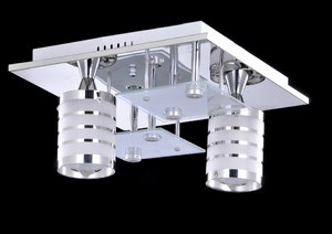 Люстра LED-0360 CR/2+4C/WT+CR TINKO