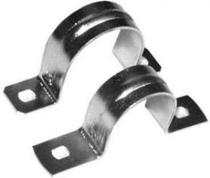 Скоба для металлорук.с внутр. d16мм двухлап. метал. оцинк. DKC 53354 (упак.100шт)