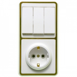 Блок СП БКВР-033 Бэлла бел (3кл вык.+роз.с с/з) (56 в упак.)