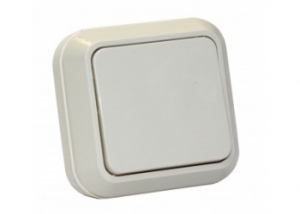 Выкл. ОП 1-кл. IP20 10А, бел. Mimoza 45101