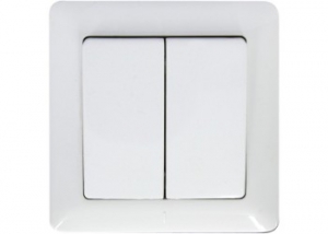 Выкл. СП 2-кл. IP20  6А, бел. Хит ВС56-234-Б VS56-234-B (ВС56-234-б) (96 в упак.)