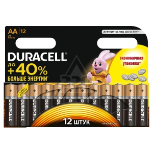 Элемент пит. AA  Alkaline LR Duracell MN 1500/LR6 Basic BL8(бл.12шт.)