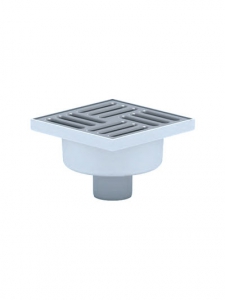 Трап вертик.110 нерж. реш. 15х15 рег. TQ1712, сухой | АНИ