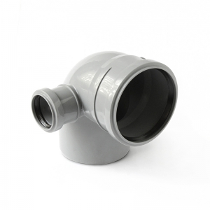 Отвод для внутренней канализации 110х90 с выходом 50 (левый) Политэк