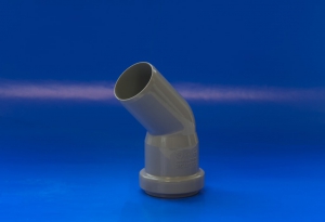 Отвод для внутренней канализации полипропиленовый (ПП) 32х45 Политэк