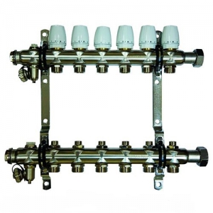 Кол. группа  б/расх.  1х-8 вых. нерж. Millennium  в сборе  (арт. 1008)